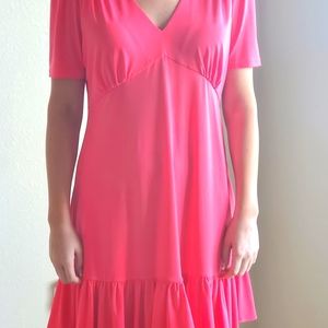 MK summer coral colored dress